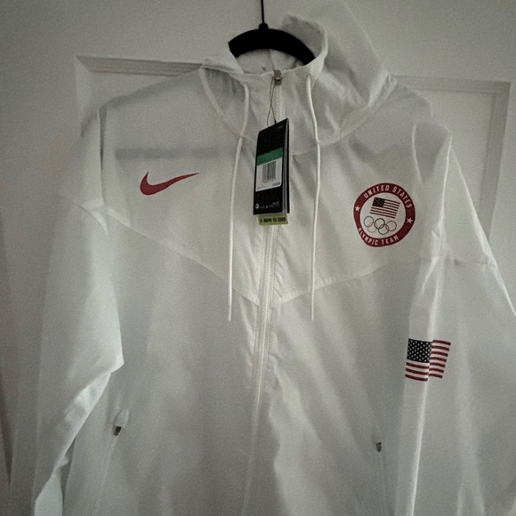 Nike Team USA Olympic Team Windrunner Woven Jacket - White - Picture 2 of 4